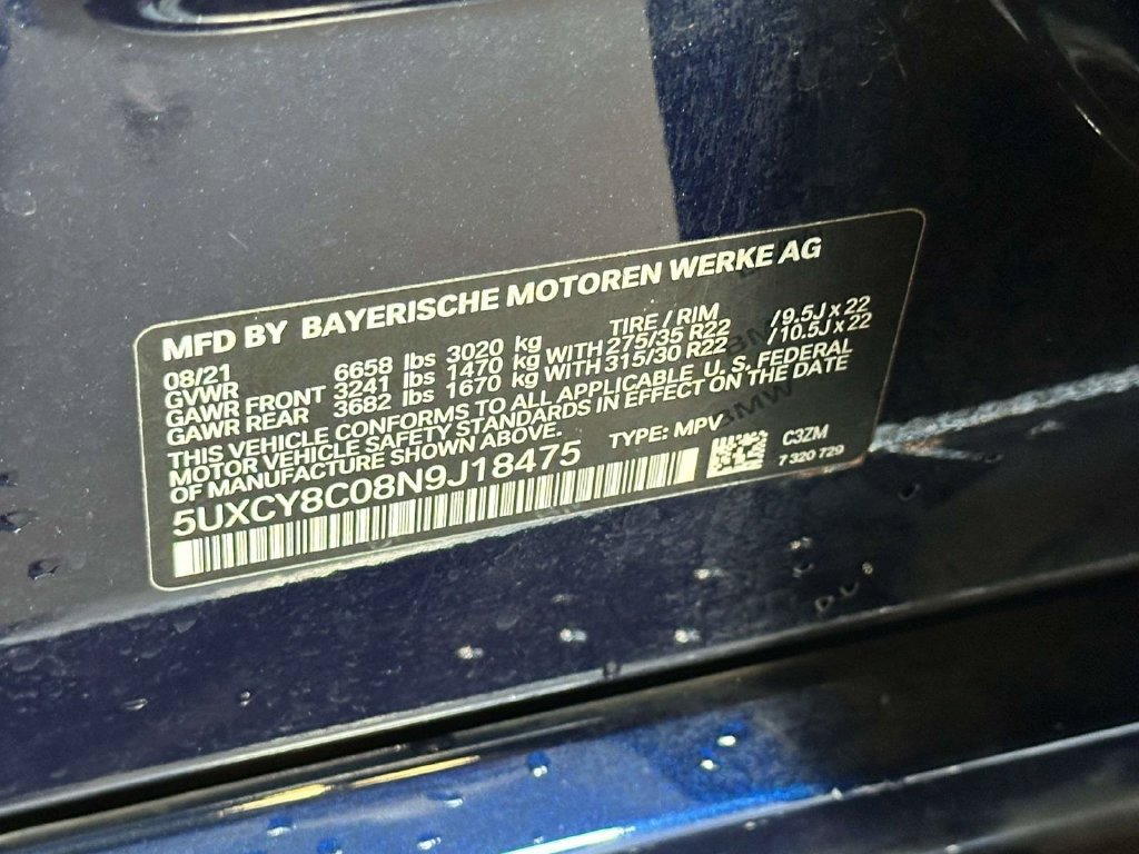 Used 2022 BMW X6 M50i w/ Executive Package AWD/4WD image 34