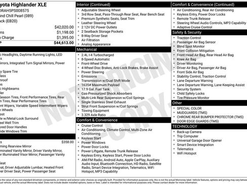Used 2023 Toyota Highlander XLE FWD image 27