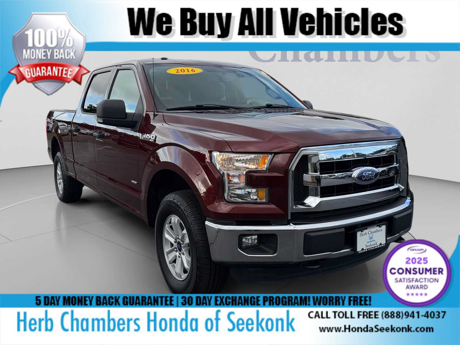 Used 2016 Ford F150 XLT w/ Equipment Group 301A Mid AWD/4WD image 1