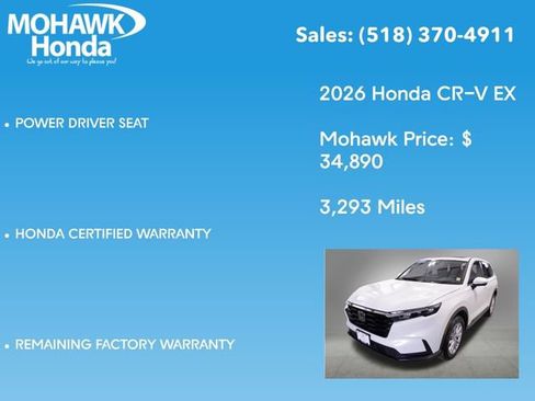 Certified 2026 Honda CR-V EX image 15