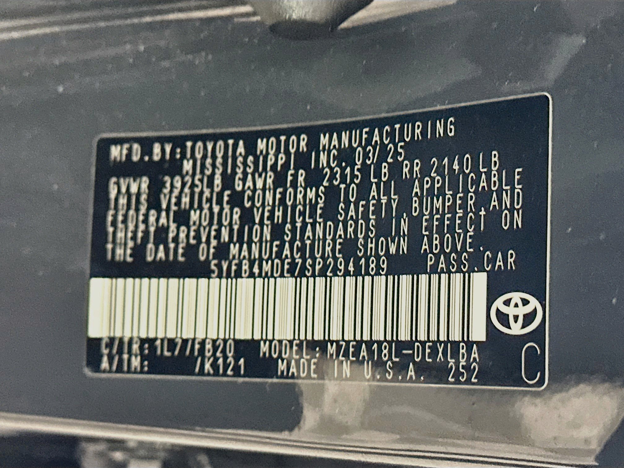 Used 2025 Toyota Corolla LE FWD image 12