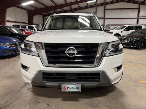 Used 2021 Nissan Armada Platinum w/ Captain's Chairs Package image 2