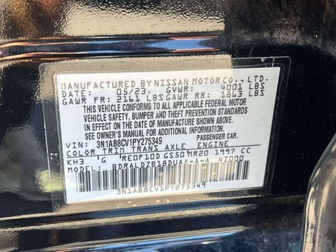 Certified 2023 Nissan Sentra SV w/ All-Weather Package FWD image 19