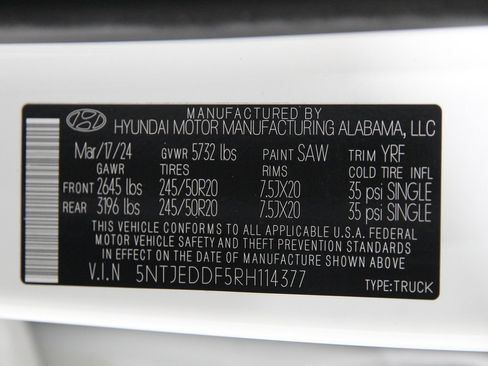 Certified 2024 Hyundai Santa Cruz Limited image 23