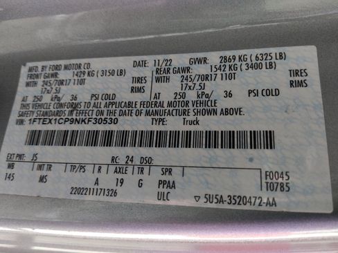 Used 2022 Ford F150 XLT RWD image 33