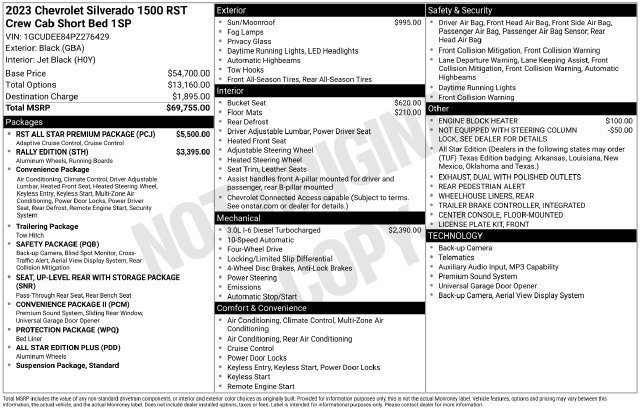 Certified 2023 Chevrolet Silverado 1500 RST w/ RST All Star Premium Package AWD/4WD image 33