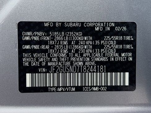 New 2026 Subaru Crosstrek 2.5i Limited AWD/4WD image 32