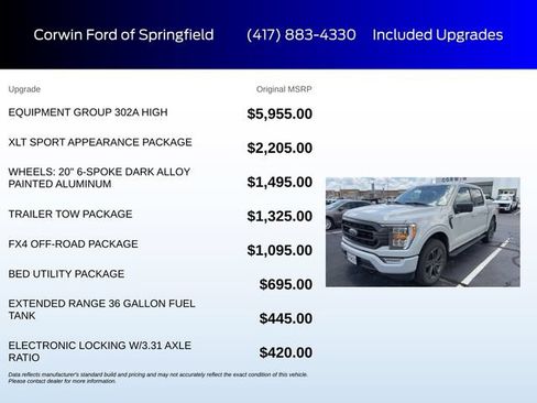 Used 2023 Ford F150 XLT w/ Equipment Group 302A High AWD/4WD image 6