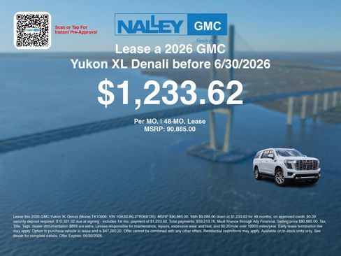 New 2026 GMC Yukon XL Denali w/ LPO, Floor Liner Package AWD/4WD image 3
