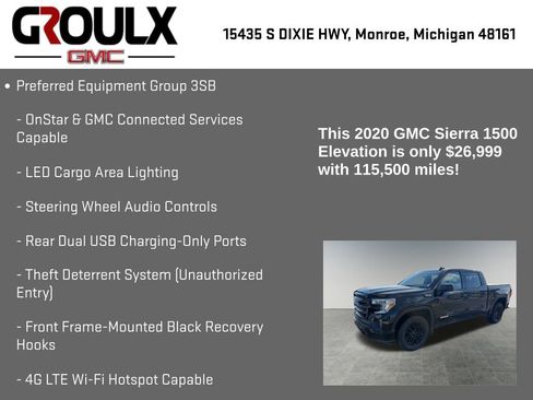 Used 2020 GMC Sierra 1500 Elevation w/ Elevation Value Package image 22