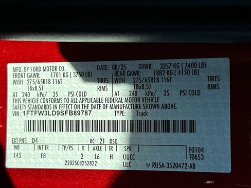 Used 2025 Ford F150 XLT w/ Equipment Group 302A MID image 31