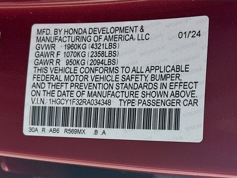 Used 2024 Honda Accord EX image 12