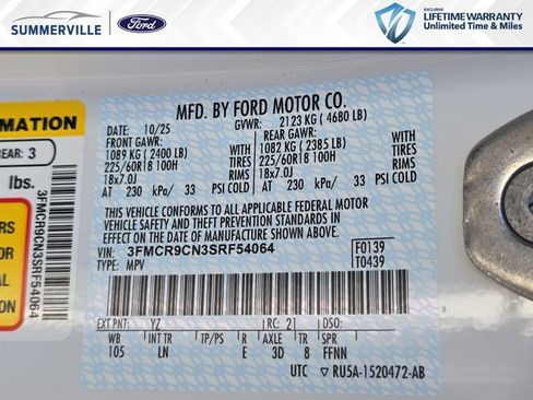 New 2025 Ford Bronco Sport Outer Banks image 34