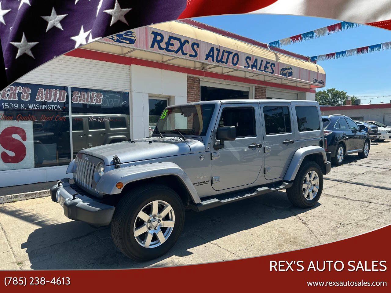 Used 2015 Jeep Wrangler Unlimited Sahara w/ Max Tow Package AWD/4WD image 1
