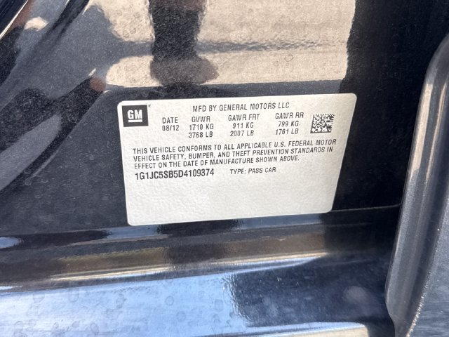 Used 2013 Chevrolet Sonic LT FWD image 21