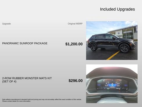 Used 2024 Volkswagen Tiguan SE w/ Panoramic Sunroof Package image 4