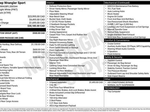 Used 2015 Jeep Wrangler Sport w/ Trailer Tow Group image 2