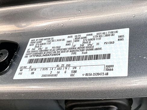 Used 2025 Ford F150 STX w/ Equipment Group 200A AWD/4WD image 34