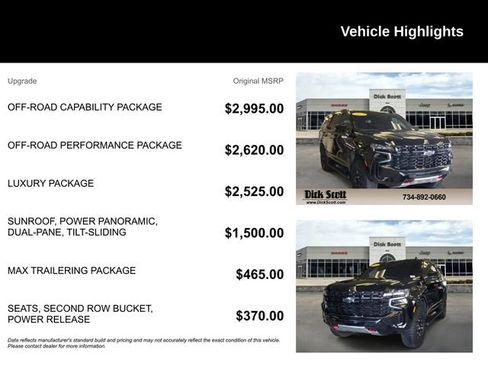 Used 2023 Chevrolet Tahoe Z71 w/ Off-Road Capability Package image 5