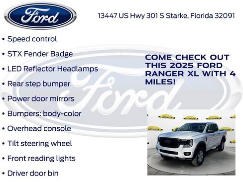 New 2025 Ford Ranger XL image 30