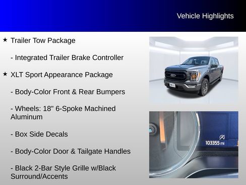 Used 2023 Ford F150 XLT w/ Equipment Group 302A High AWD/4WD image 16