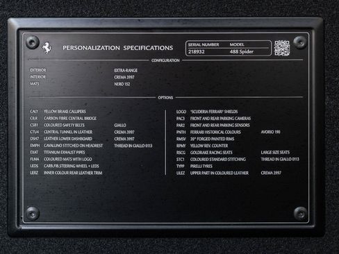 Used 2016 Ferrari 488 Spider RWD image 49