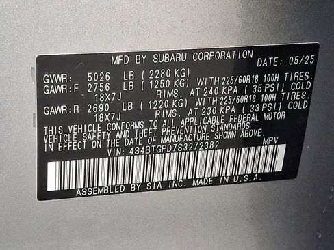 Certified 2025 Subaru Outback Touring XT w/ Popular Package #2 image 27