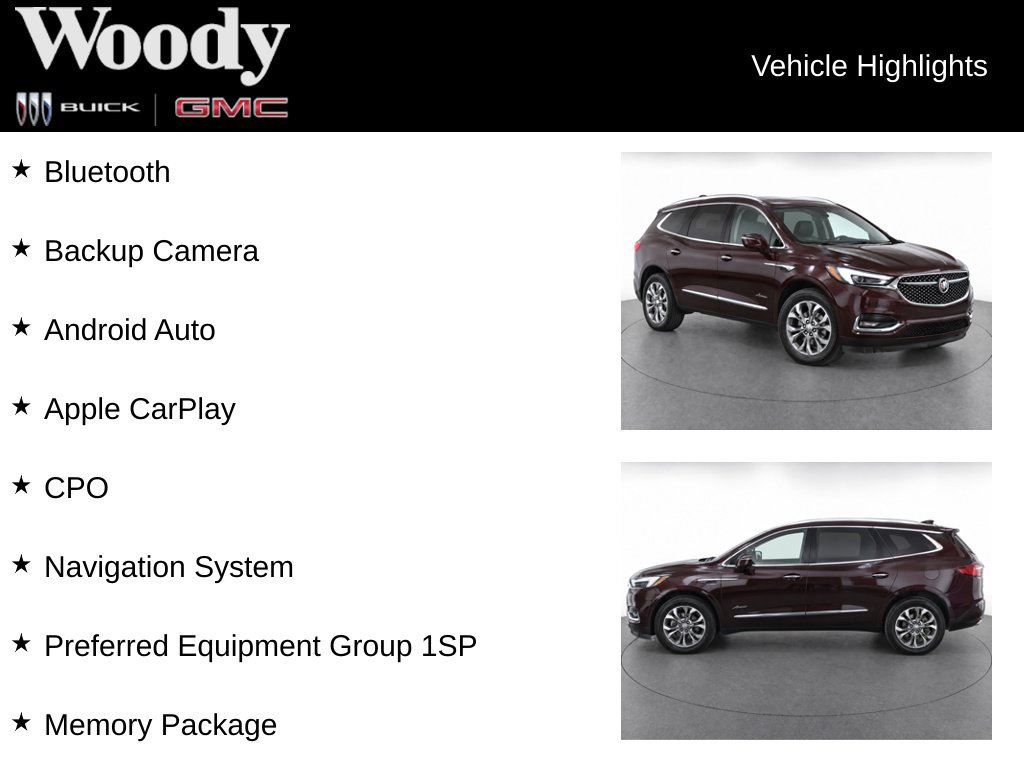 Used 2020 Buick Enclave Avenir w/ Avenir Technology Package AWD/4WD image 3