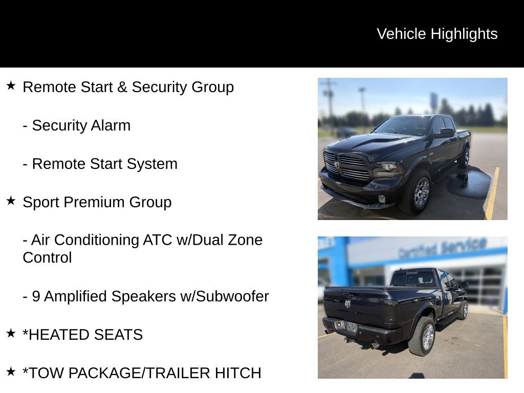 Used 2013 RAM 1500 Sport w/ Sport Premium Group AWD/4WD image 5