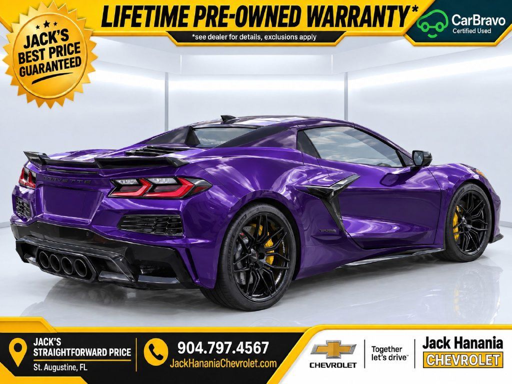 Used 2025 Chevrolet Corvette Z06 w/ Stealth Interior Trim Package RWD image 7