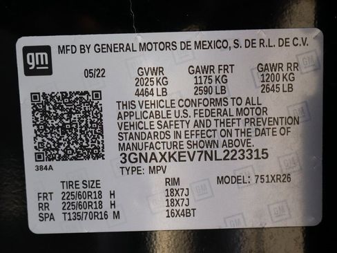 Used 2022 Chevrolet Equinox LT image 41