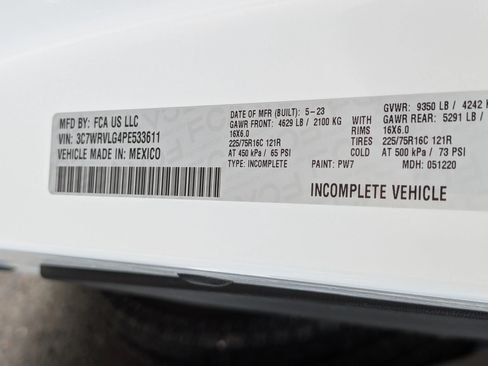 Used 2023 RAM ProMaster 3500 w/ Premium Appearance Group FWD image 5