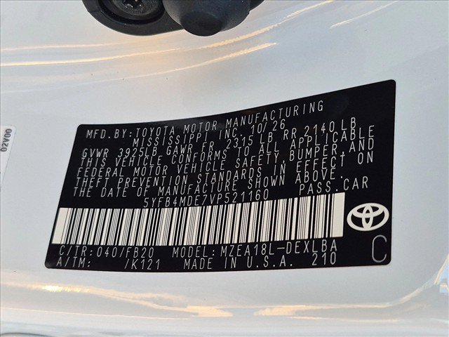 New 2027 Toyota Corolla LE FWD image 17