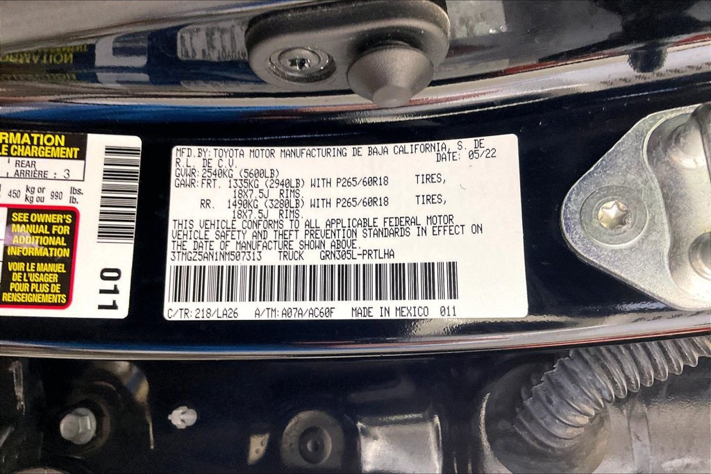 Used 2022 Toyota Tacoma Limited w/ Nightshade Package AWD/4WD image 43