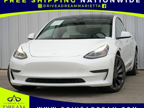 Used 2021 Tesla Model 3 Performance image 1