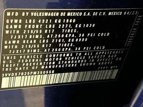 Certified 2023 Volkswagen Taos S w/ Driver Assistance Package FWD image 27