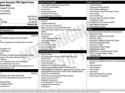Used 2023 Toyota Tacoma TRD Sport image 34