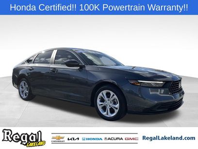 Certified 2025 Honda Accord LX