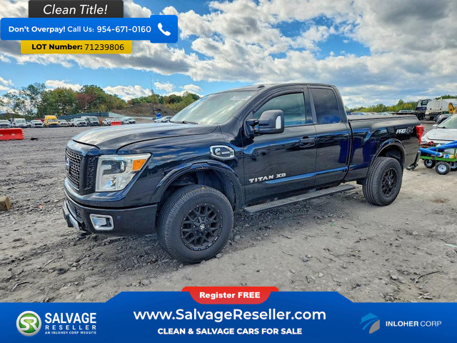 Used 2017 Nissan Titan PRO-4X w/ Pro-4x Convenience Package AWD/4WD image 1