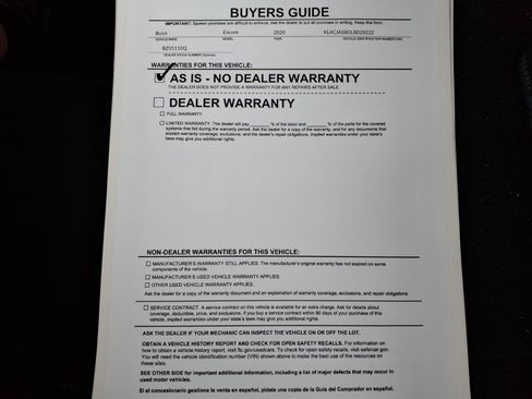 Used 2020 Buick Encore Preferred FWD image 34