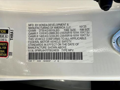 New 2026 Honda Odyssey Sport-L image 17