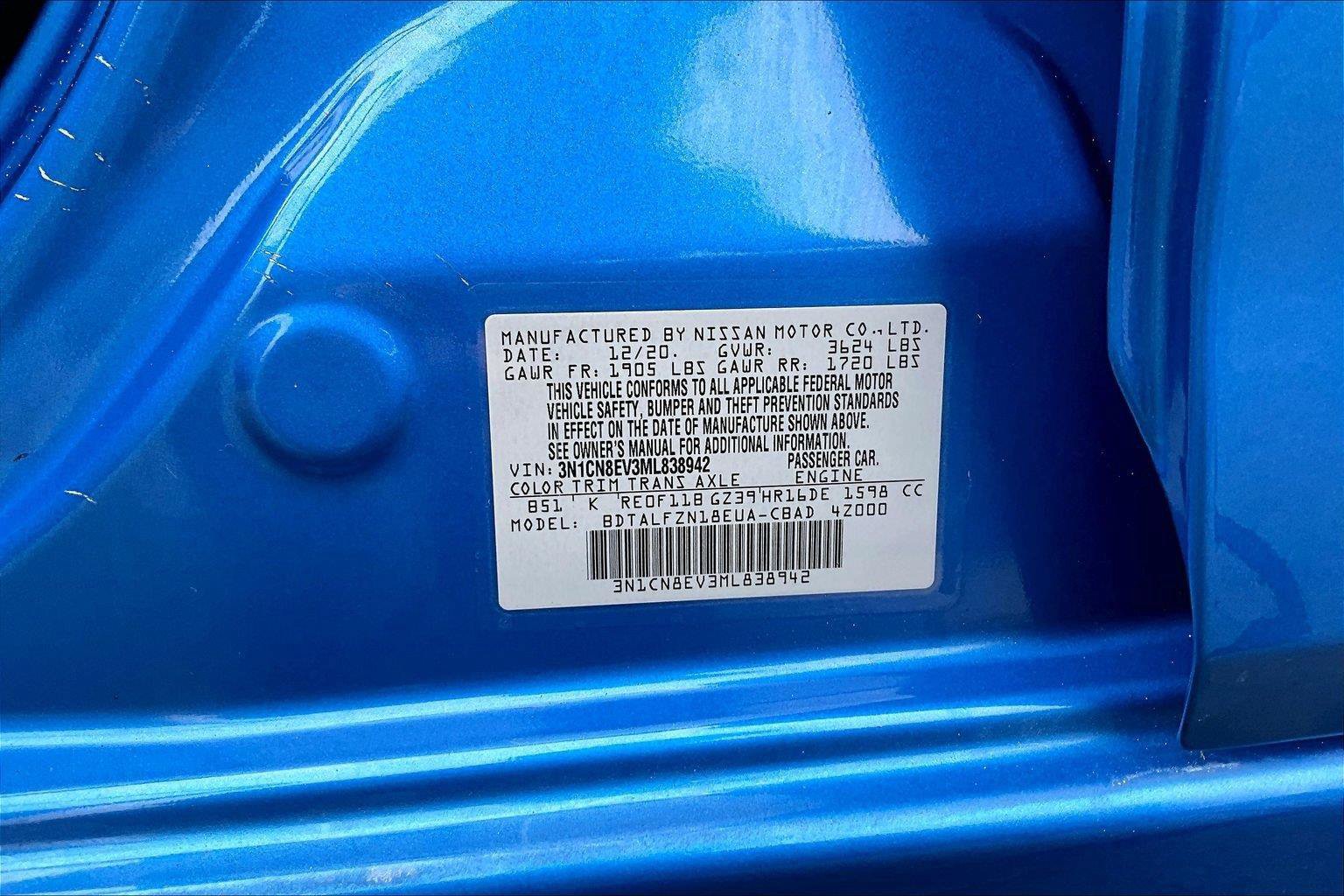 Used 2021 Nissan Versa SV FWD image 19