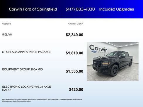 New 2025 Ford F150 STX w/ STX Black Appearance Package image 5