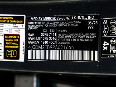 Certified 2023 Mercedes-Benz EQS 450+ 4MATIC SUV image 25