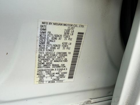 Used 2008 Nissan Titan LE image 20