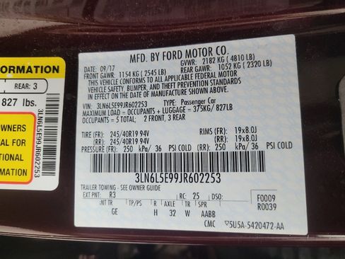 Used 2018 Lincoln MKZ Reserve w/ Luxury Package image 33