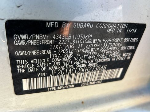 Used 2019 Subaru Crosstrek 2.0i Premium AWD/4WD image 35
