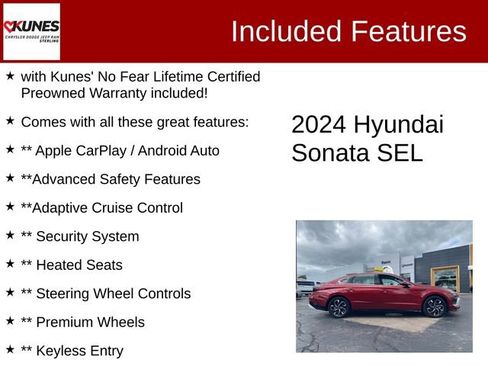 Used 2024 Hyundai Sonata SEL image 2