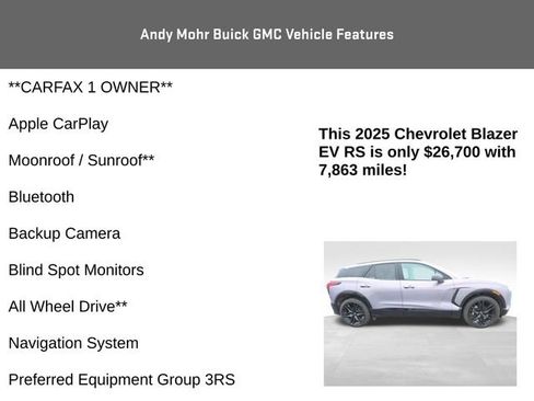 Used 2025 Chevrolet Blazer EV RS w/ Super Cruise Package image 4