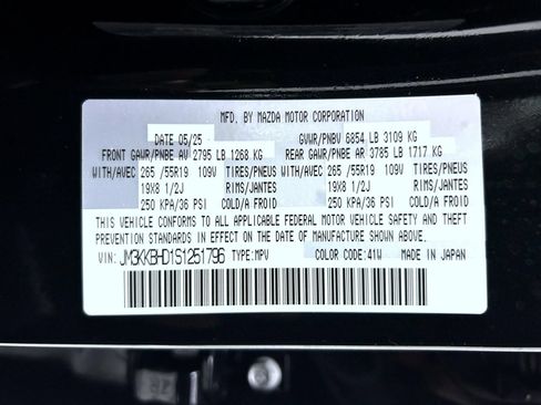 Used 2025 MAZDA CX-90 3.3 Turbo w/ Preferred Package AWD/4WD image 27